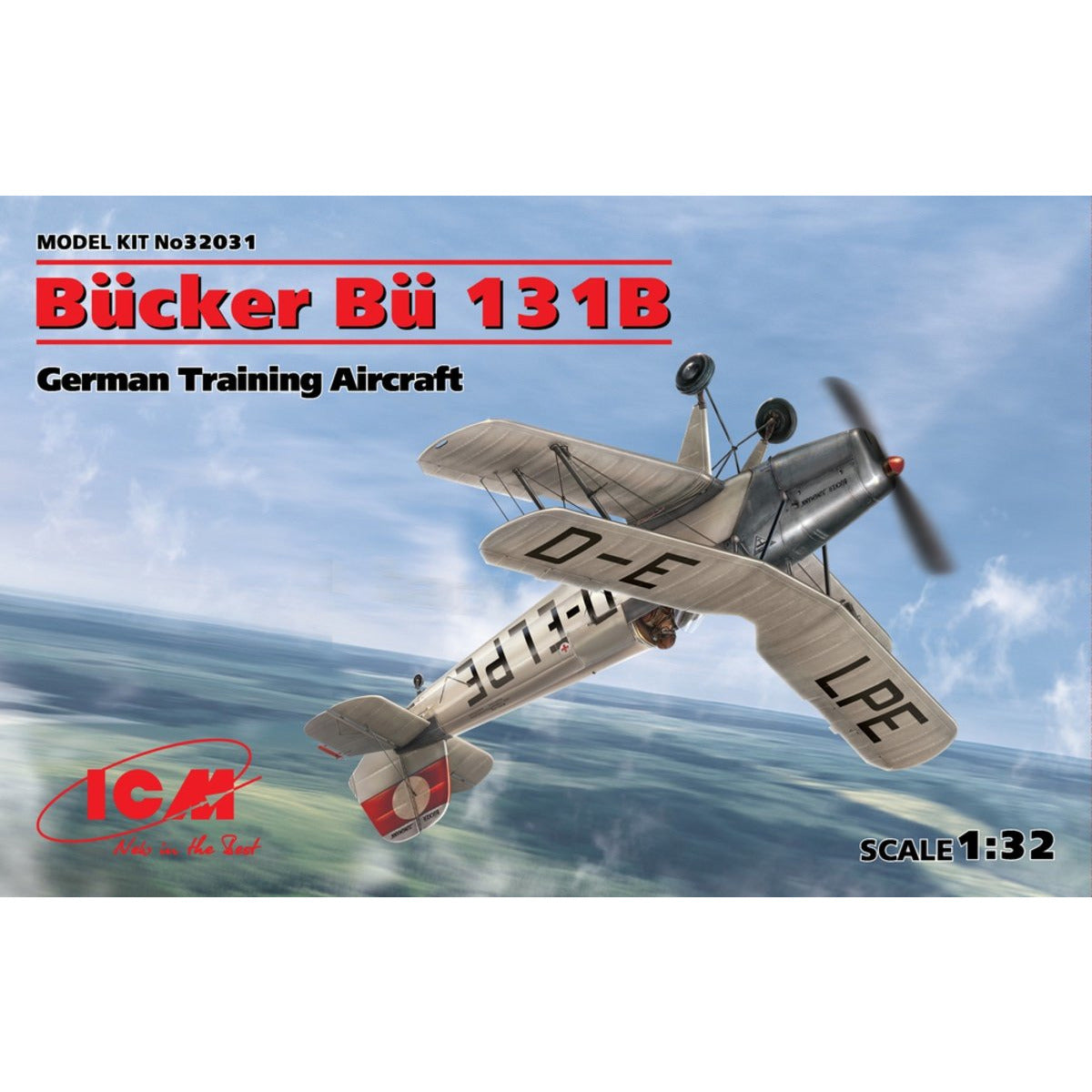 Bucker Bu 131B German Training Aircraft 1/32 #32031 by ICM