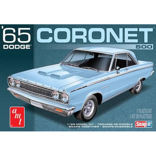 1965 Dodge Coronet 1/25 Model Car Kit #1176 by AMT