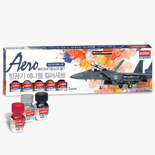 Aircraft Enamel 12 Color Set by Academy