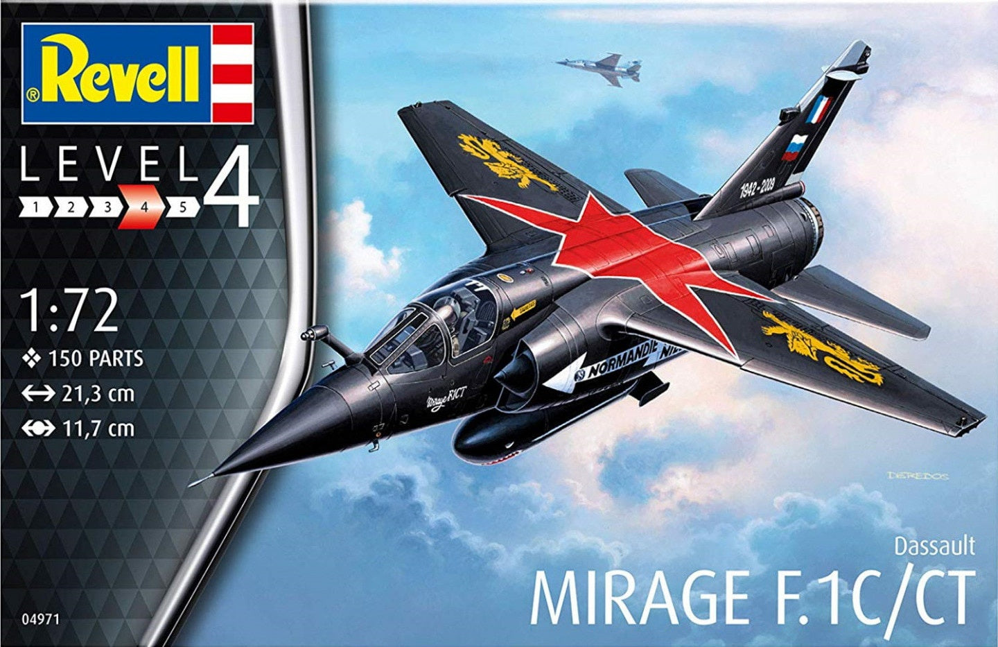 Mirage F.1C 1/72 #4971 by Revell