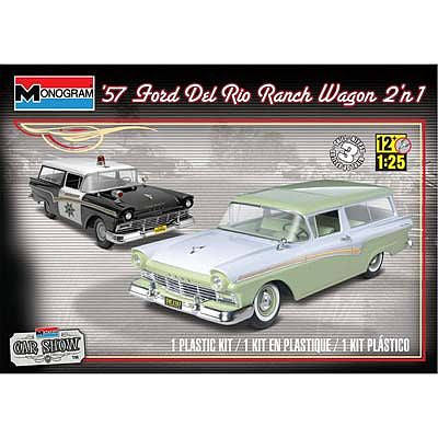 1957 Ford Del Rio Ranch Wagon 2-in-1 1/25 Model Truck Kit #4193 by Monogram