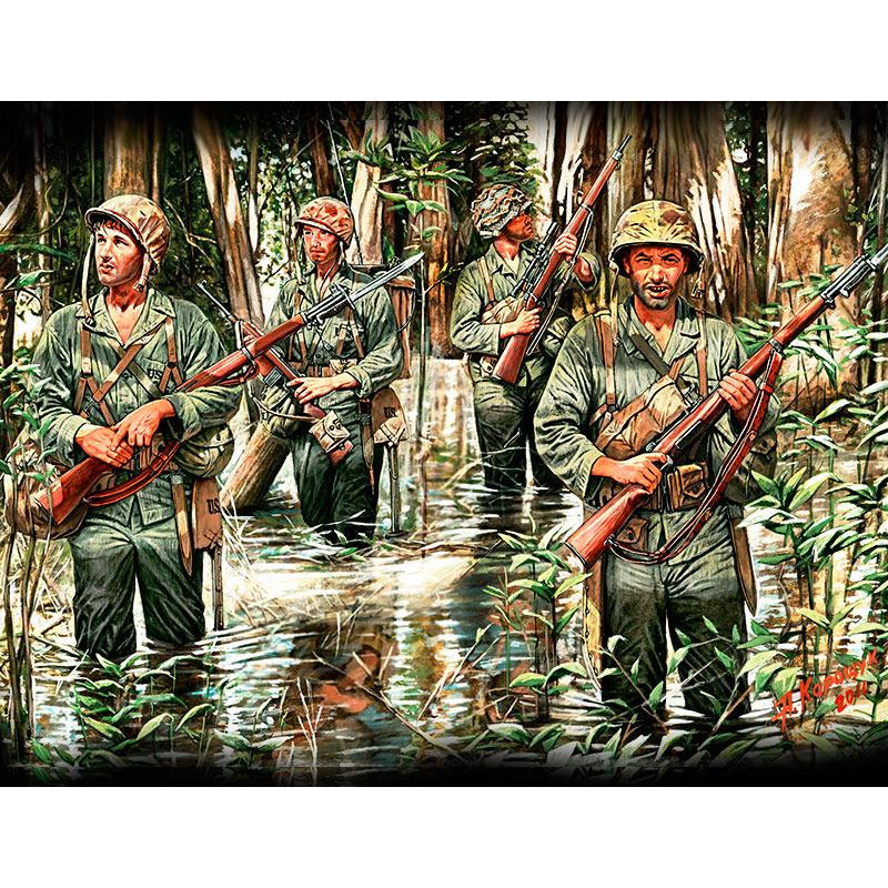 US Marines in Jungle WWII 1/35 by Master Box