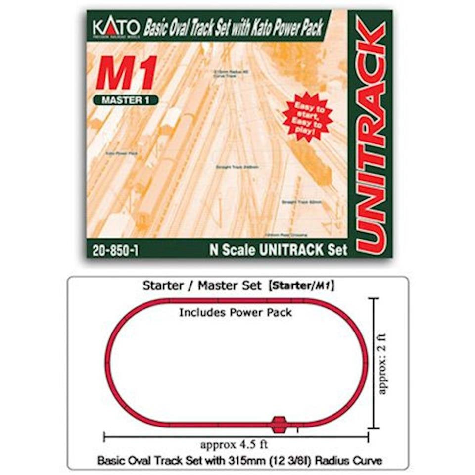 M1 Basic Oval Track Set w/Powerpack N