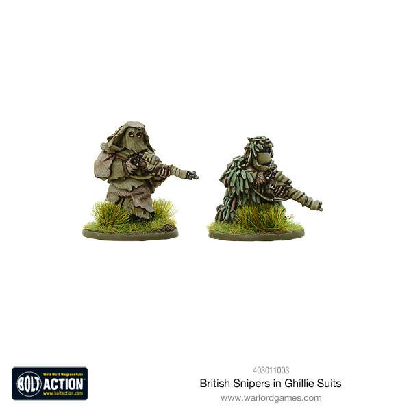 Bolt Action British Snipers in Ghillie Suits WLG-403011003 by Warlord Games