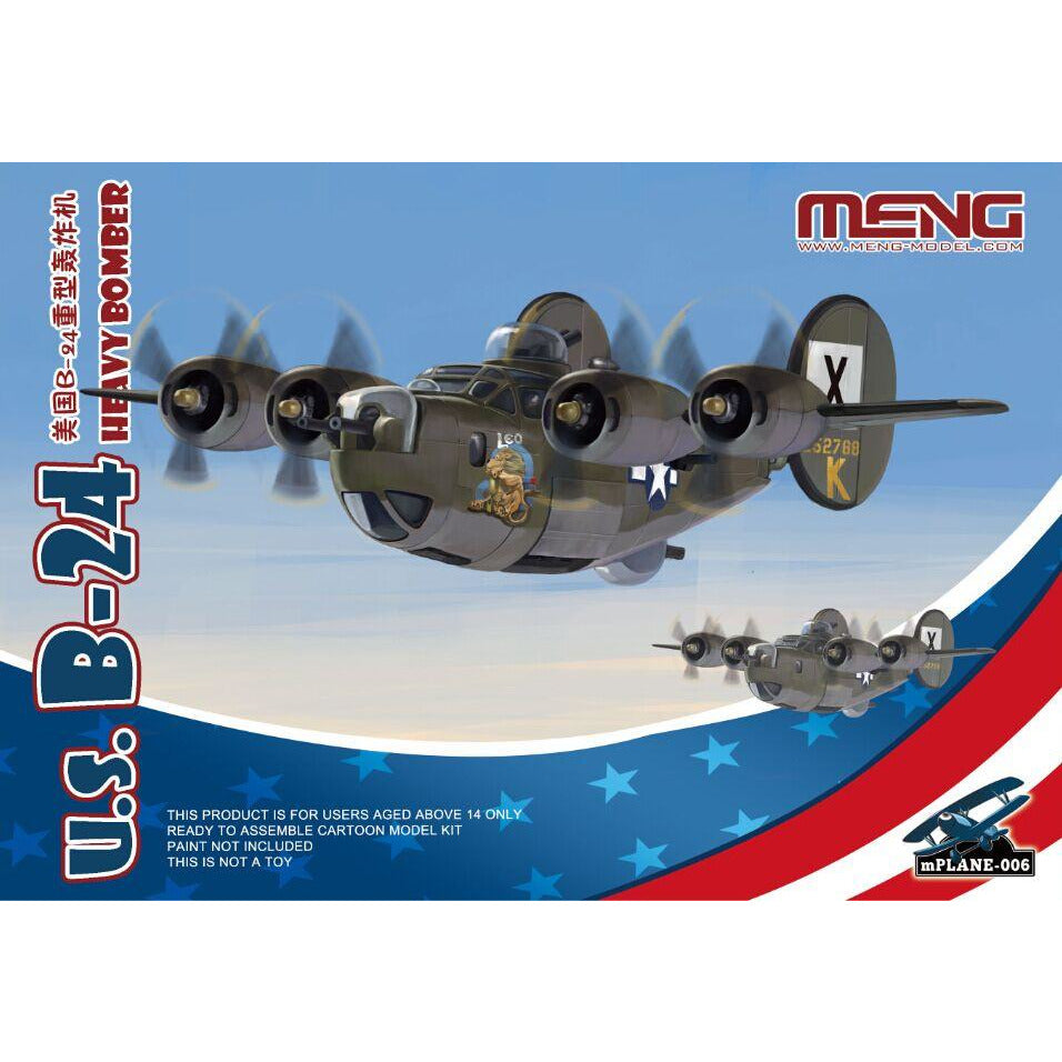 US B-24 Heavy Bomber Kids by Meng