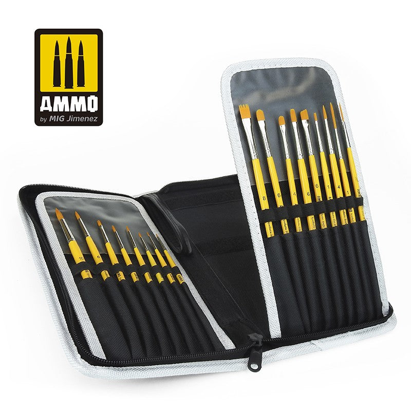 Ammo Brush Arsenal Set with Brush Organization & Protective Storage #AMIG8580