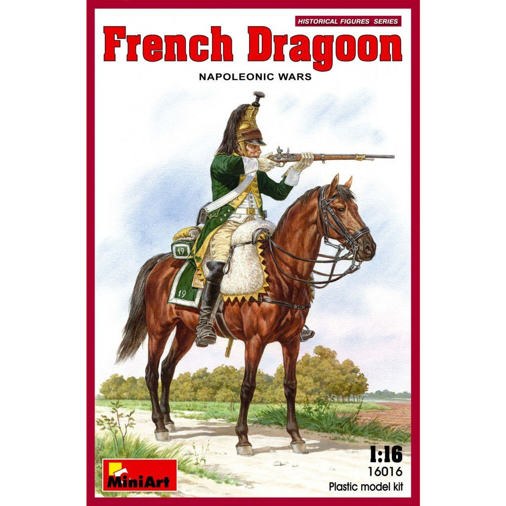 French Dragoon. Napoleonic Wars #16016 1/16 Figure Kit by MiniArt