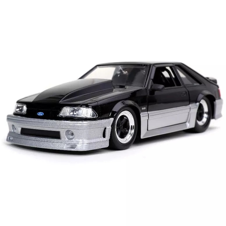 "BIGTIME Muscle" 1/24 1989 Ford Mustang GT - Glossy Black