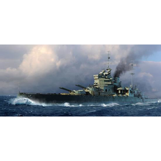 HMS Valiant 1939 1/700 Model Ship Kit #5796 by Trumpeter