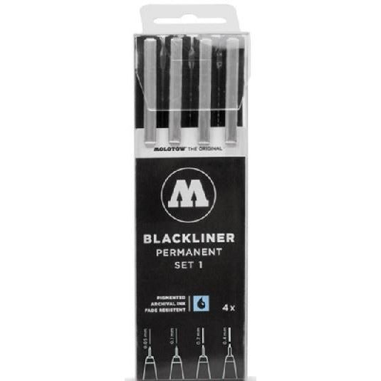 Black Liner Pen set #2 (.05, .1, .2, .4mm)