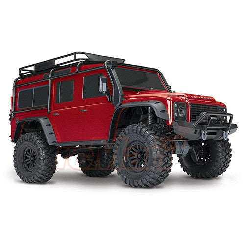 Traxxas 1/10 4WD Crawler RTR TRX-4 Land Rover Defender - Red TRA82056-4RED