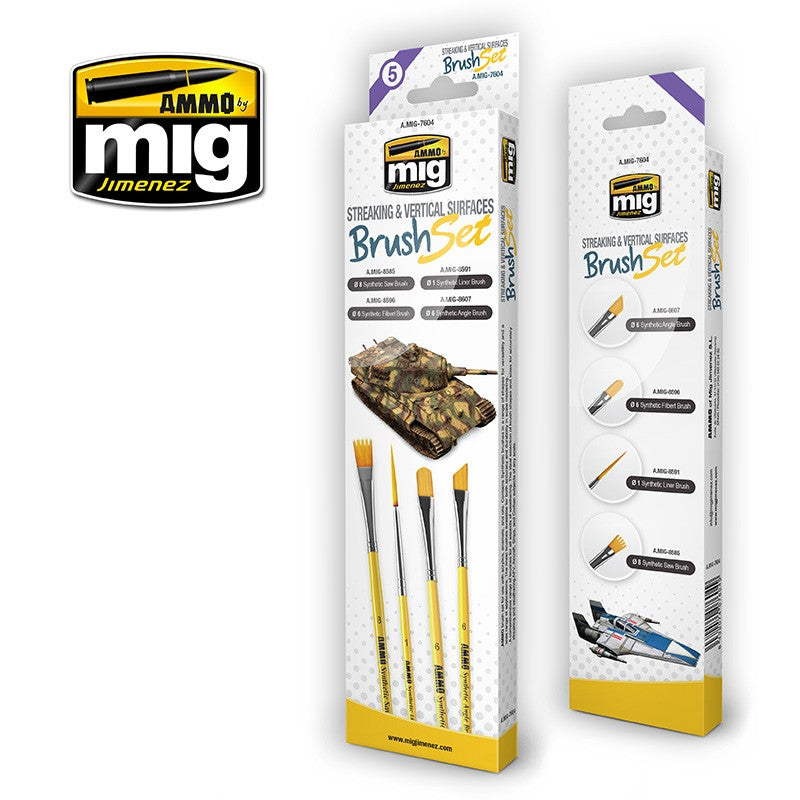 Ammo Mig Brush Set - Assorted