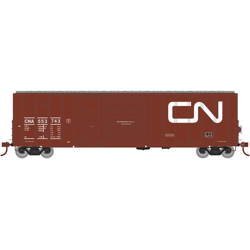 50' FMC Exerior Post Combination Door Box Car CN #553743 (N)