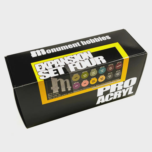 Monument Hobbies: Pro Acryl Expansion Set #4 -12 Colours