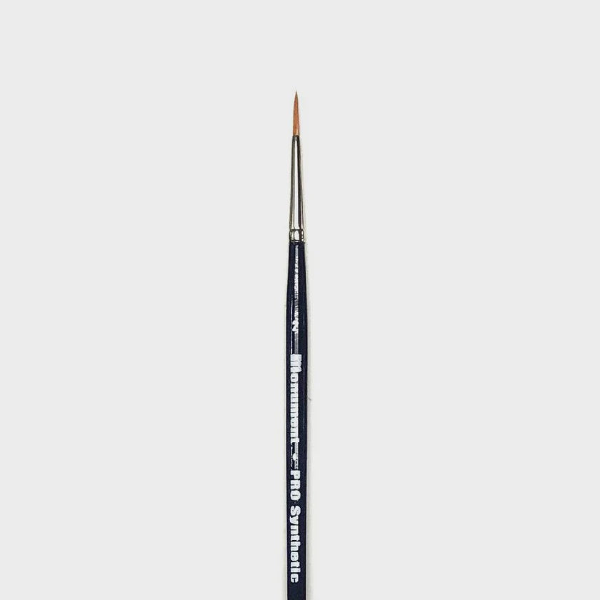 Monument Hobbies Brush Pro Synthetics - 2 Round Paint Brush