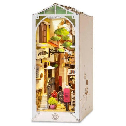 DIY House Sunshine Town Book Nook Shelf Insert TGB02