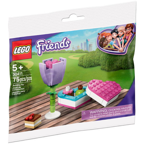 Lego Friends: Chocolate Box & Flower Polybag 30411