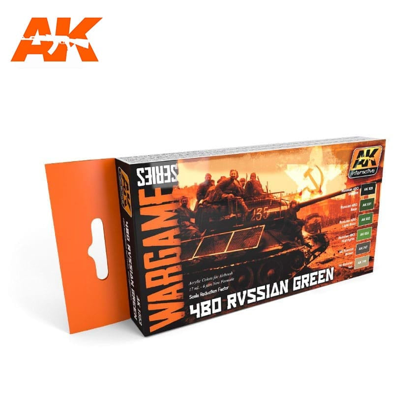 AK-1553 4BO Russian Green Colors Set