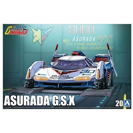 2015 Sugo Asurada GSX. Cyber Formula World Championship 1/24 Model Car Kit #15407 by Aoshima
