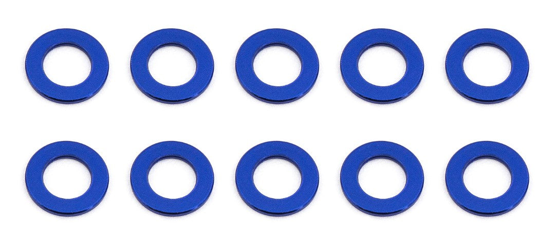 Team Associated 5.5x0.5mm Blue Aluminum Ballstud Washers - ASC31381