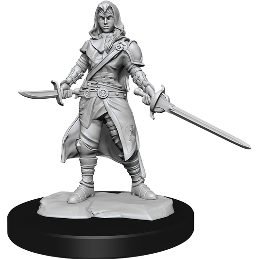 D&D Unpainted Mini - Half Elf Rogue Female 90228