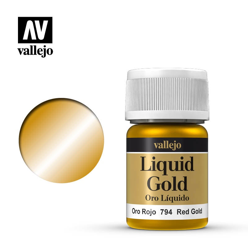VAL70794 Red Gold (Alcohol Based) Liquid Gold (35ml)