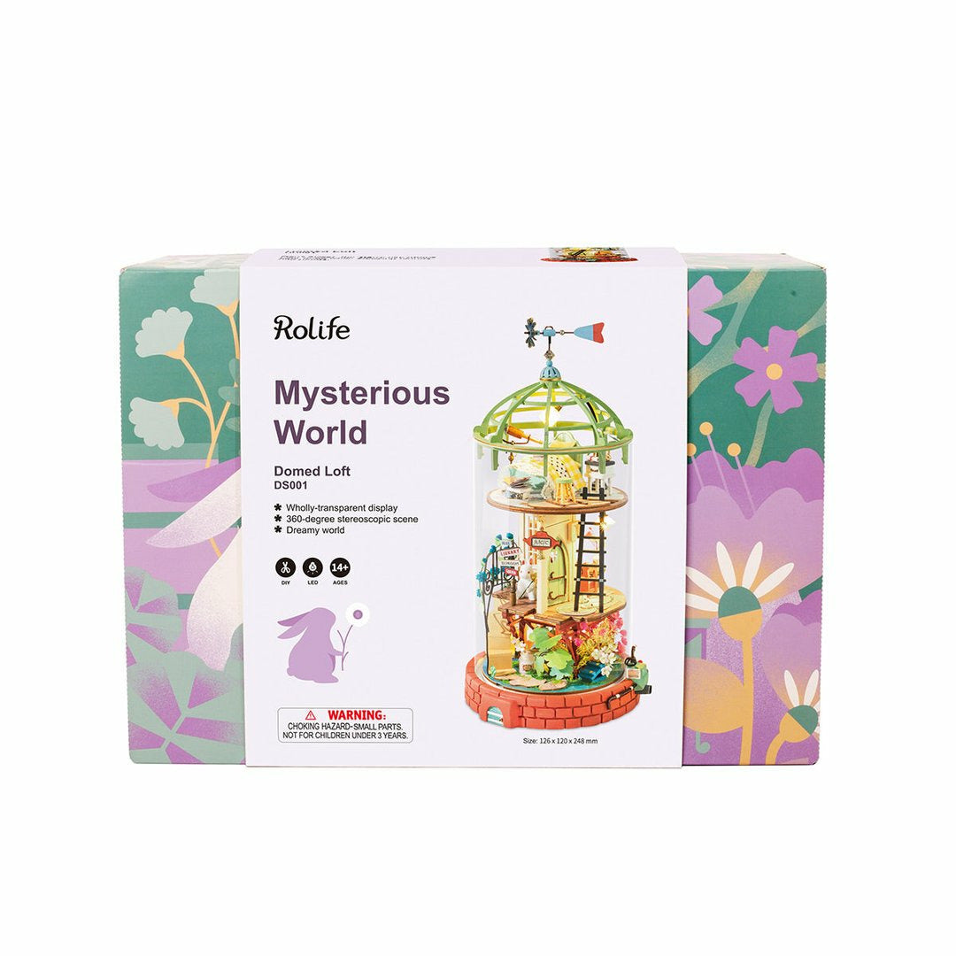 Domed Loft DIY Glass Dollhouse - Mysterious World Series