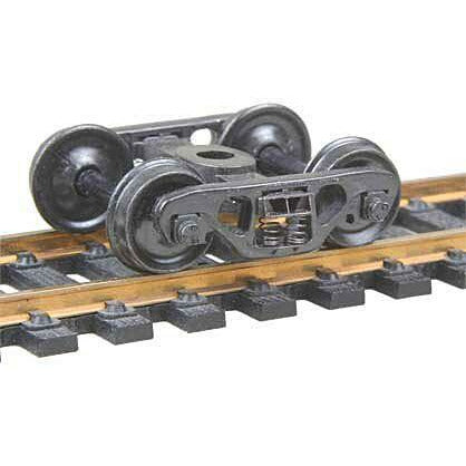 Barber(R) S-2 70-Ton Roller Bearing Fully Sprung Metal Wheels and Fittings -- Code 110 (.110") 33" Smooth-Back RP-25 Wheels 1 Pair