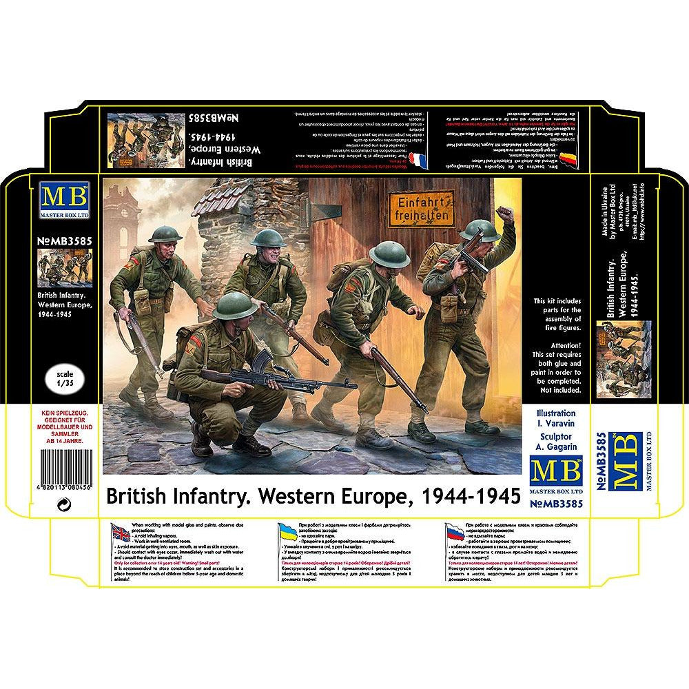British Infantry in Western Europe 1944-1945 1/35 by Master Box