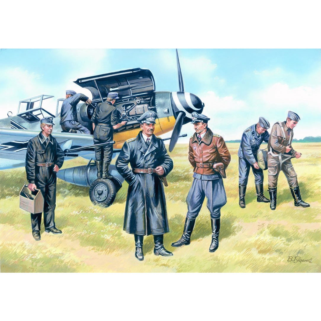 ICM German Luftwaffe Pilots and Ground Personnel (1939-1945) 1/48 ICM