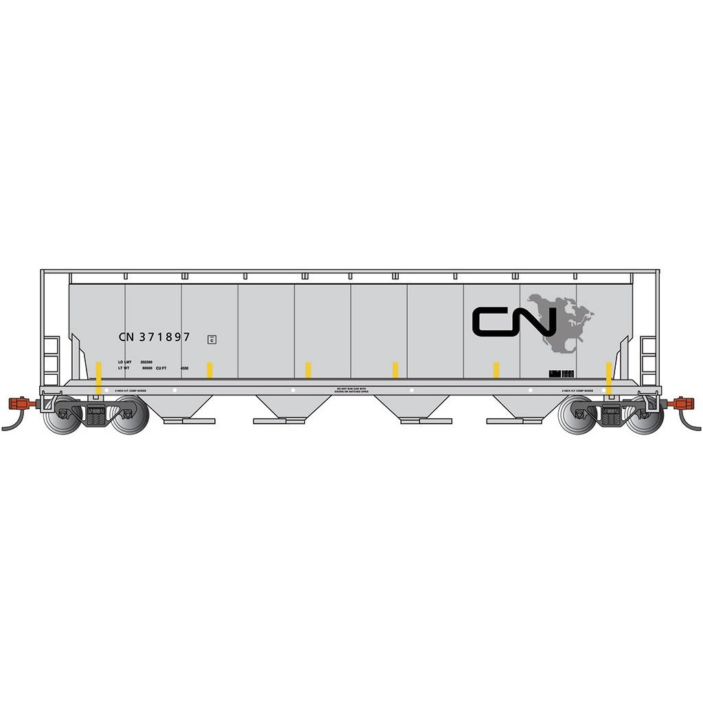 4-BAY Grain Hopper CN - N. AMERICAN LOGO N