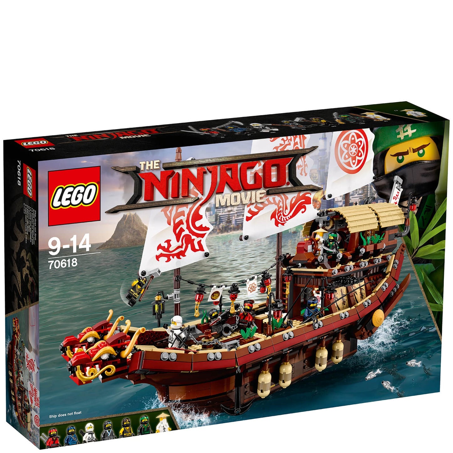 The Lego Ninjago Movie: Destiny's Bounty 70618 (seals damaged otherwise great condition)