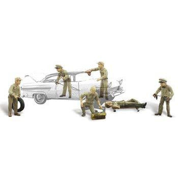 Woodland Scenics Service Station Attendants (HO) WOO1948