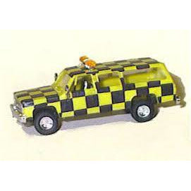 Trident Miniatures HO 1:87 Scale Vehicle 90271 Chevrolet Suburban Follow Me Escort Vehicle