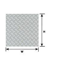 Plastruct 1/24 Double Diamond Plate PLA91682