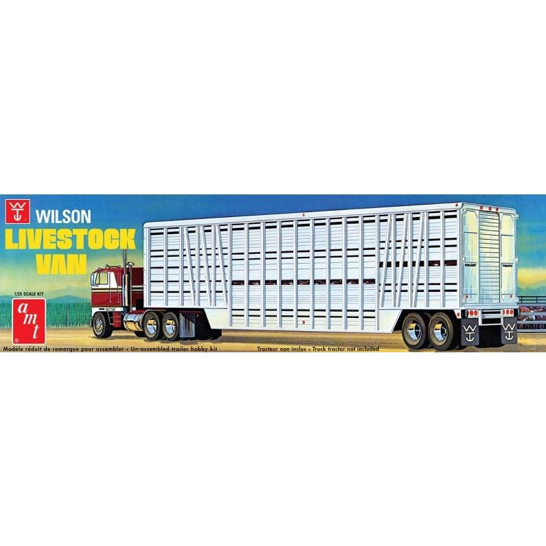 Wilson Livestock Van Trailer 1/25 by AMT
