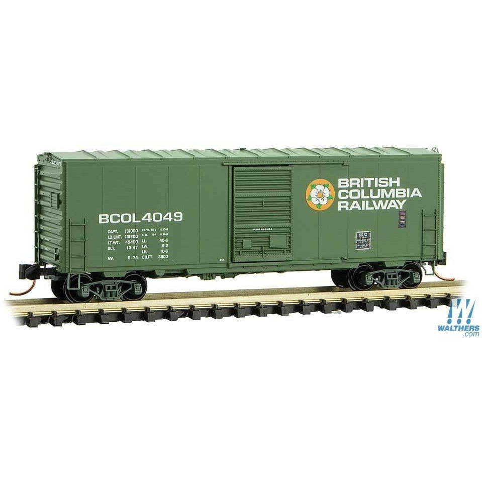 40' Standard Boxcar BC Rail #4049 (N)