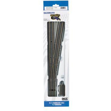 Bachmann E-Z Command DCC #6 Turnout - Nickel Silver (HO)