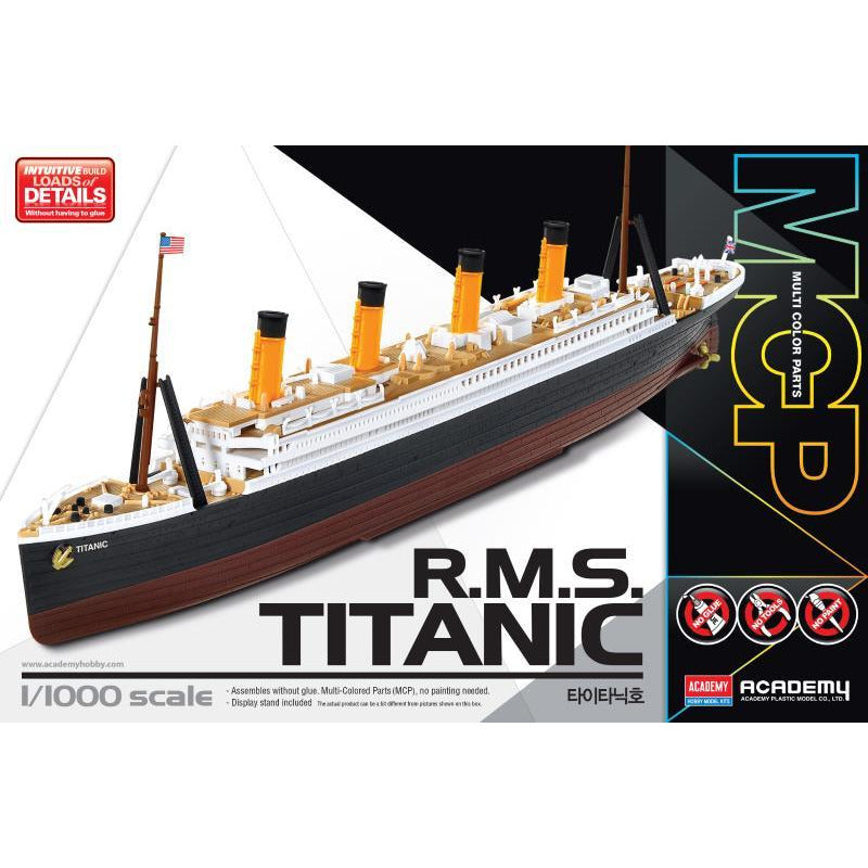 RMS Titanic 1/1000 Model Ship Kit #14217 by Academy