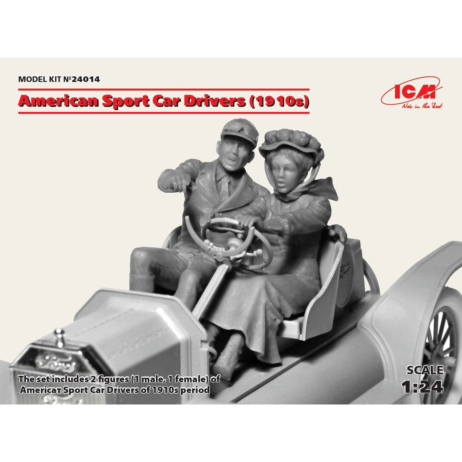 American Sport Car Drivers (1910s) 1/24 by ICM