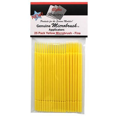 Alpha Abrasives Micro Brushes Yellow #1301