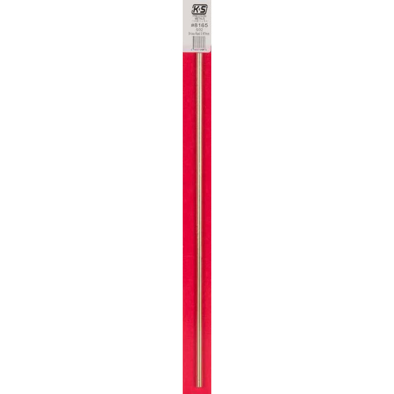 K&S Solid Brass Rod - 5/32" KSE8165