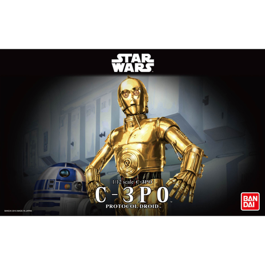 Star Wars C-3PO Droid 1/12 Action Figure Model Kit #5068502by Bandai