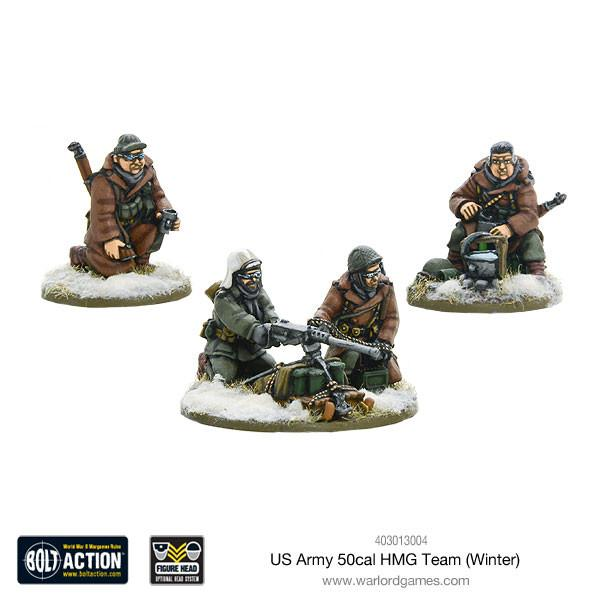 Bolt Action US Army 50cal HMG Team (Winter) WLG-403013004 by Warlord Games