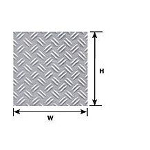 Plastruct 1/16 Double Diamond Plate PLA91683
