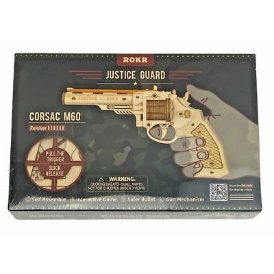 ROKR Corsac M60 Rubber Band Revolver by Robotime