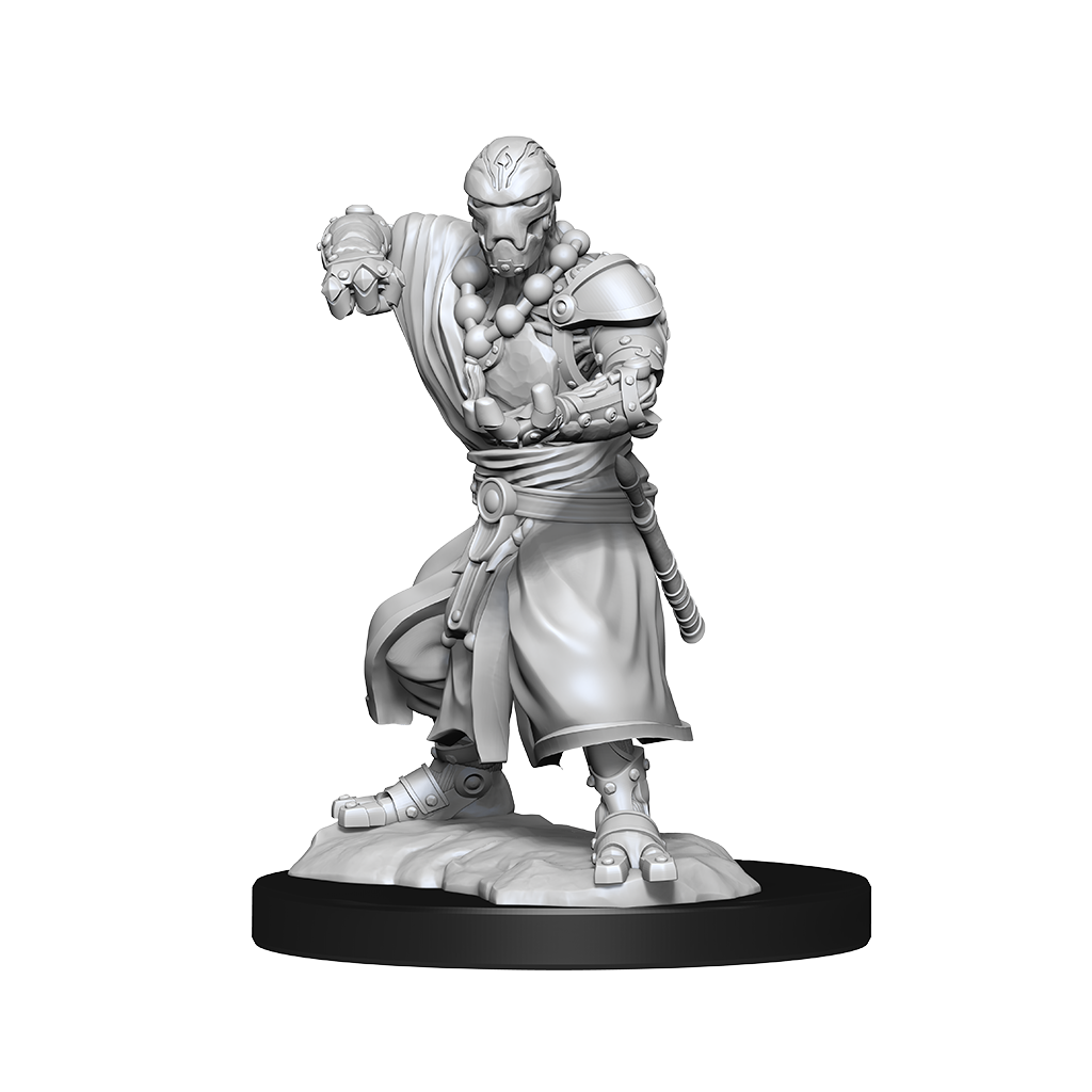D&D Unpainted Mini - Warforged Monk 90234