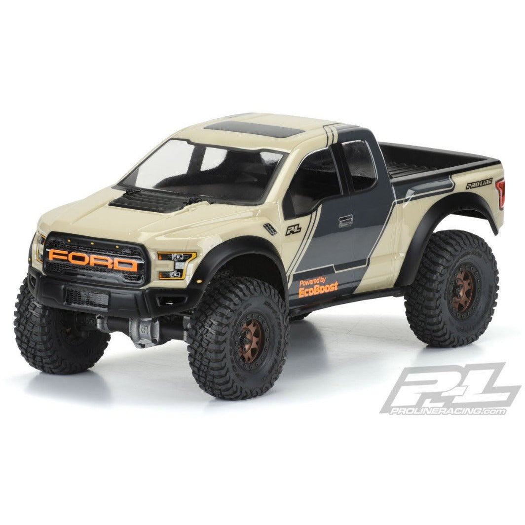 Pro-Line 2017 Ford F-150 Raptor Clear Body for 12.3" Crawlers