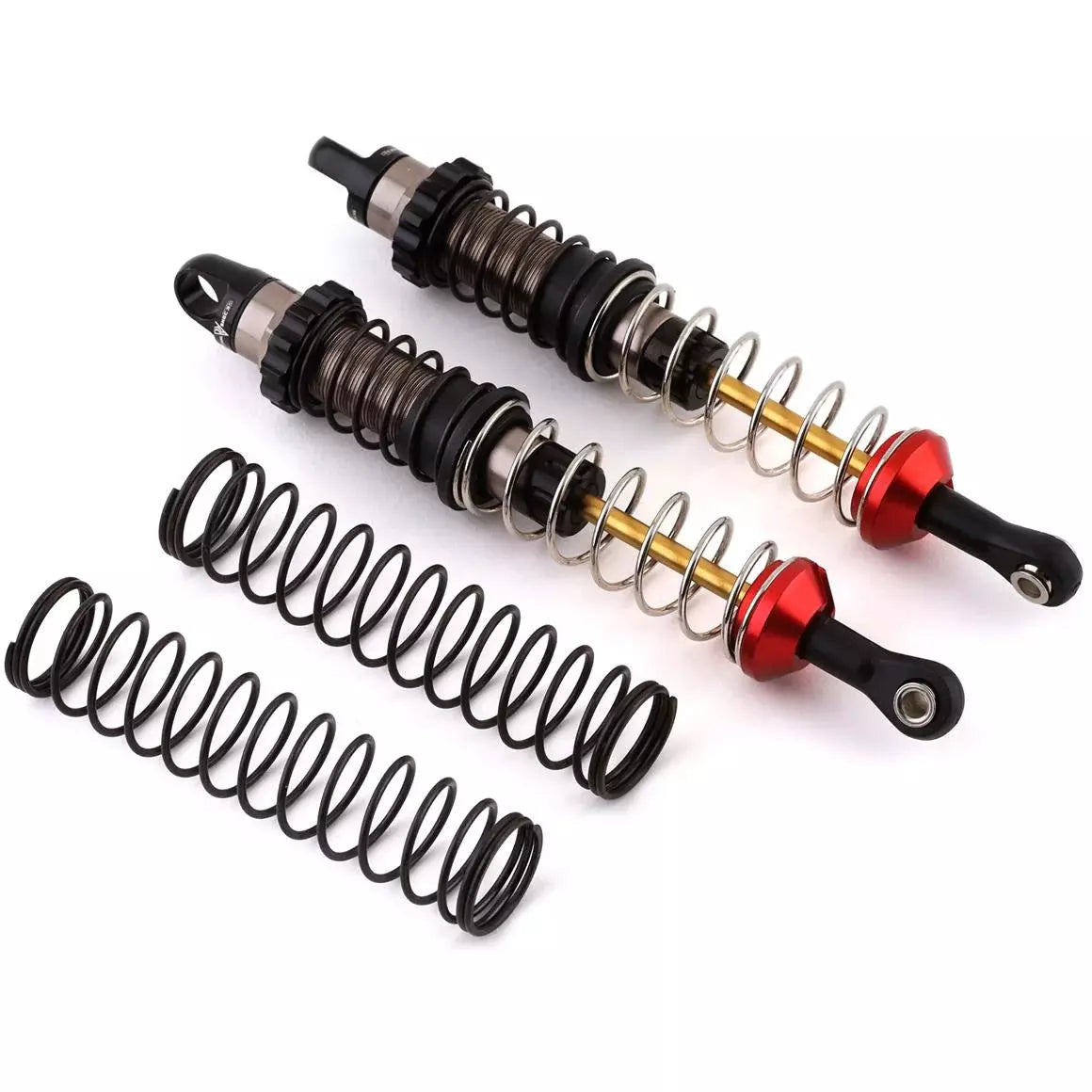 RC REKOIL Scale Crawler Shocks w/Xtender Rod Ends (2): Assorted Sizes