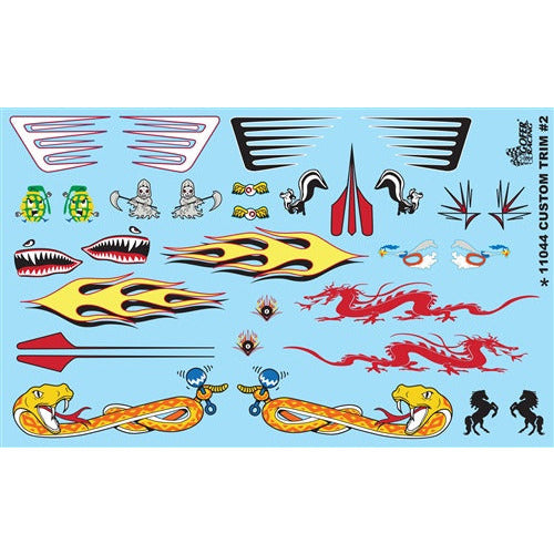 Custom Trim Model Car Decal #2 1/24